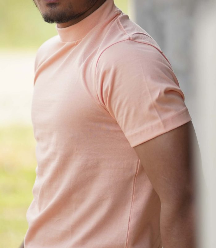 Premium Crewneck Baby Pink T-shirt - Image 1