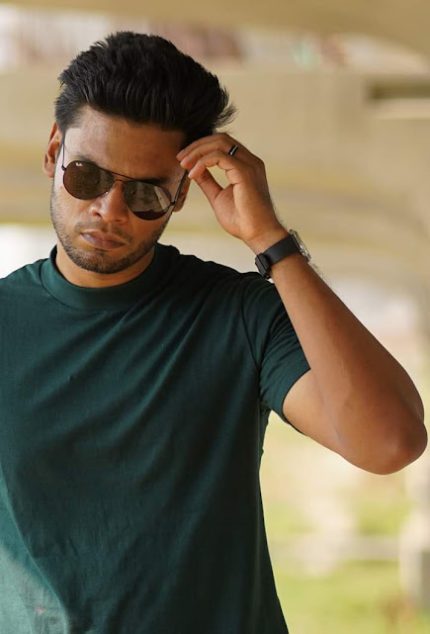 Premium Crewneck Green T-shirt