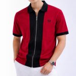 Premium Full Zipper Deep Maroon T-Shirt For Men