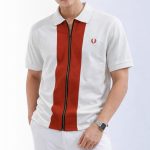 Premium Full Zipper Orange T-Shirt For Men